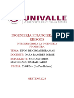 INGENIERIA FINANCIERA Y DE RIESGOS Organigramas