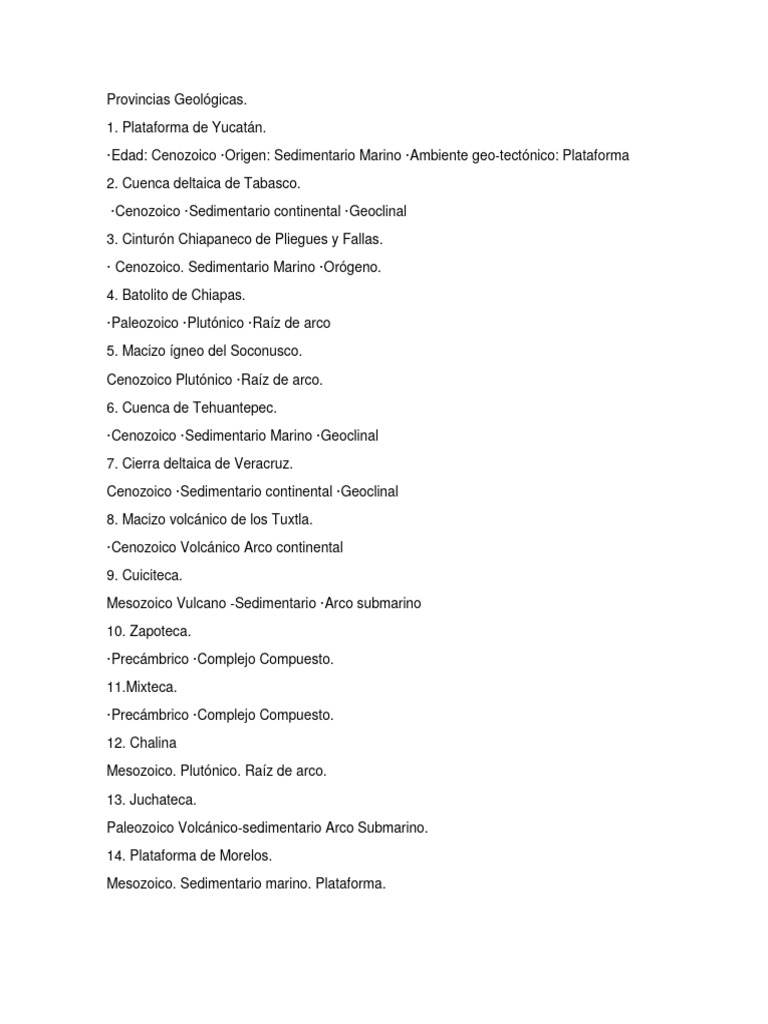 Provincias geol gicas pdf