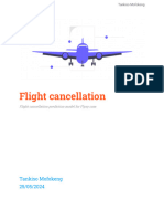 Documentation & Report For Flyzy Flight Cancellation Project