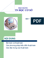 Nội dung 5 - Bài 7 - Thuật-toán