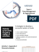 Chapter 4 - Time Management _ Organizational Skills