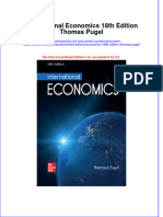 Download full ebook of International Economics 18Th Edition Thomas Pugel online pdf all chapter docx 