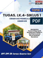 LK.4 - Observasi Pembelajaran Observer (Siklus 1)