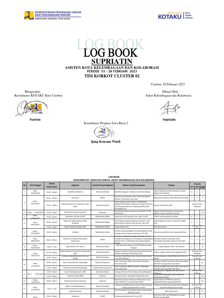 Logbook IC - Feb 23 | PDF