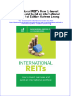Full Ebook of International Reits How To Invest Overseas and Build An International Portfolio 1St Edition Kaiwen Leong Online PDF All Chapter