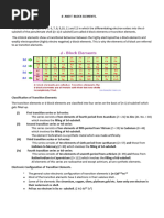 D - and F-Block Elements