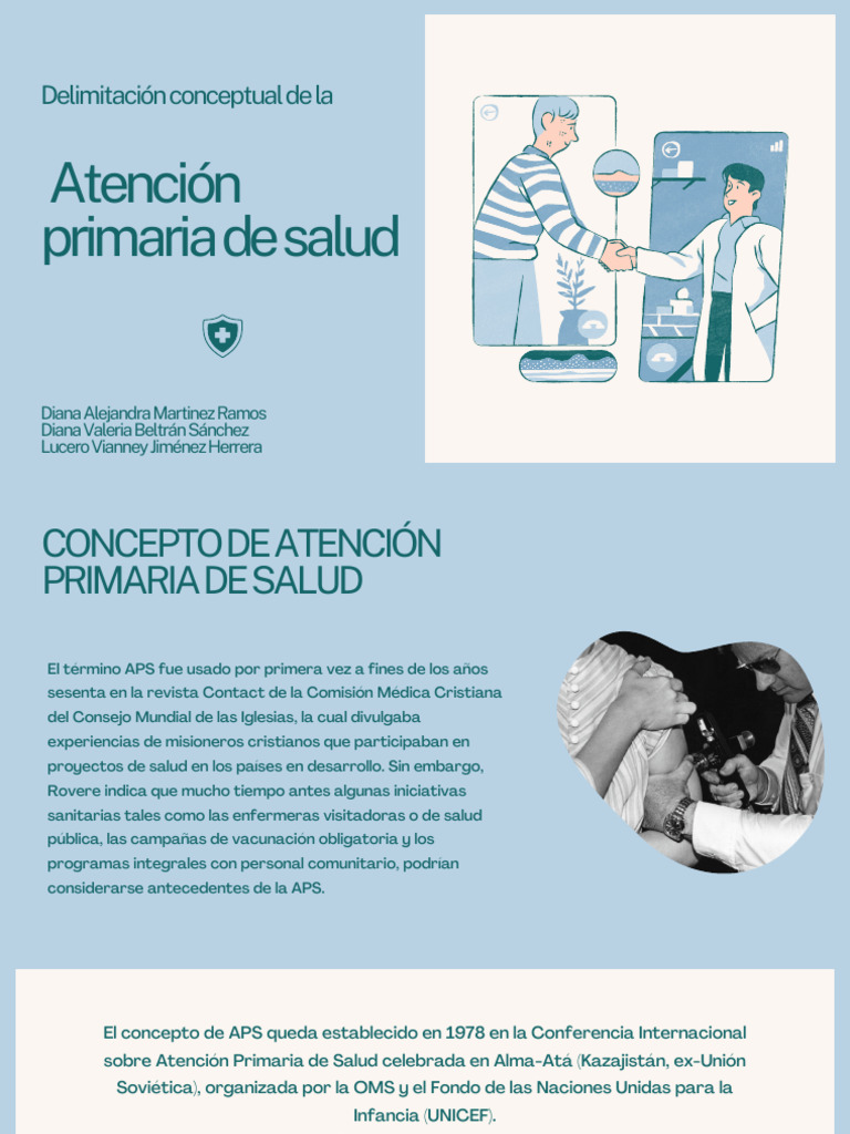 Conceptos Clave de Atención Primaria de Salud | PDF | Cuidado de la salud