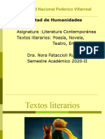 Textos Literarios. Genero Narrativo