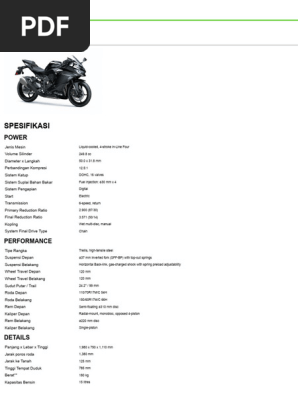 ZX-25R Specs for Motorcycle Enthusiasts | PDF