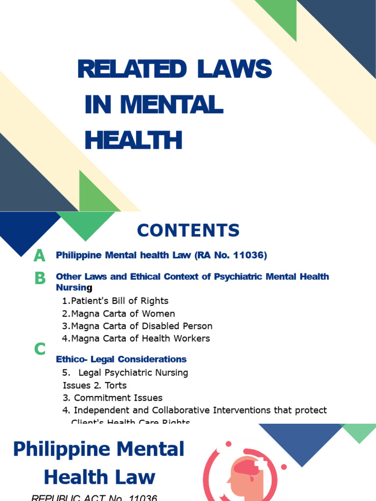 Related Laws in Mental Health | PDF | Tort | Negligence