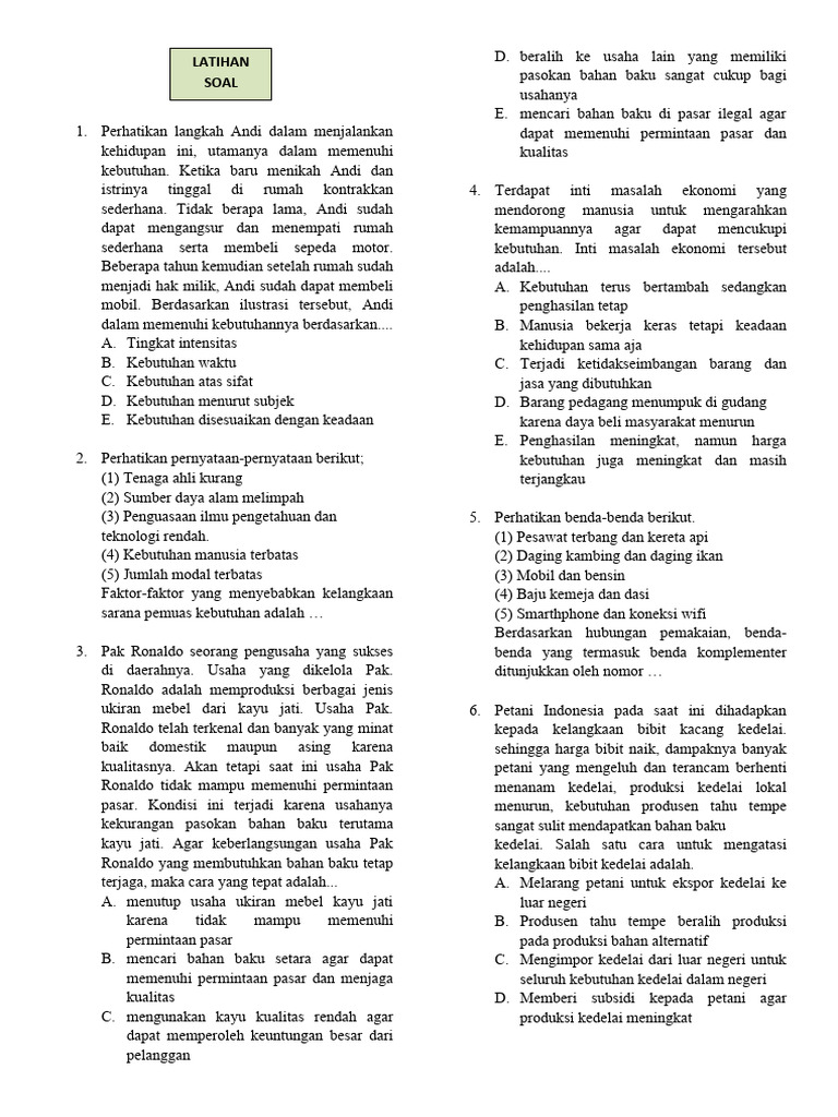 Menguasai Puisi: Contoh Soal Pilgan