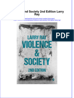 Full Ebook of Violence and Society 2Nd Edition Larry Ray Online PDF All Chapter