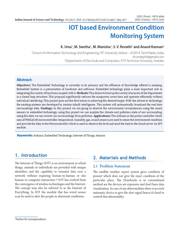 Article 33 | PDF | Internet Of Things | Wireless Sensor Network