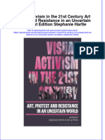 Visual Activism in The 21st Century Art Protest and Resistance in An Uncertain World 1st Edition Stephanie Hartle