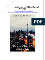 Full Download Nova Ordem Sexual 1St Edition Ferrari Rodrigo Online Full Chapter PDF