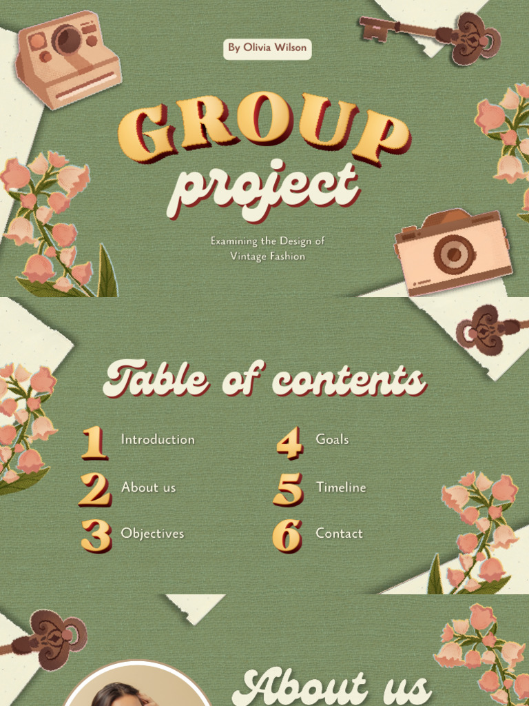 Green Vintage Group Project Presentation | PDF