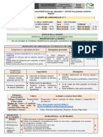 FORMATO Sesión de Aprendizaje - UGEL PADRE ABAD - 2024 CCSS 4° EDA 1 Semana 6