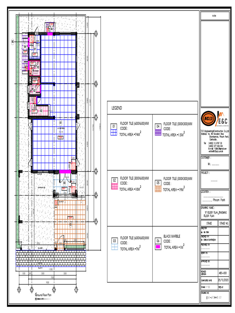 Floor Plan and Area Specifications | PDF | Floors | Interior Design