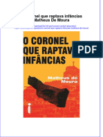full download O Coronel Que Raptava Infancias Matheus De Moura online full chapter pdf 