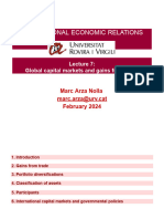 Tema 7. Mercados de Capital y Ganancias Del Comercio