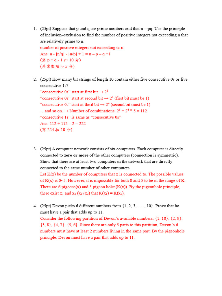 Combinatorial Proofs and Principles | PDF | Science & Mathematics ...