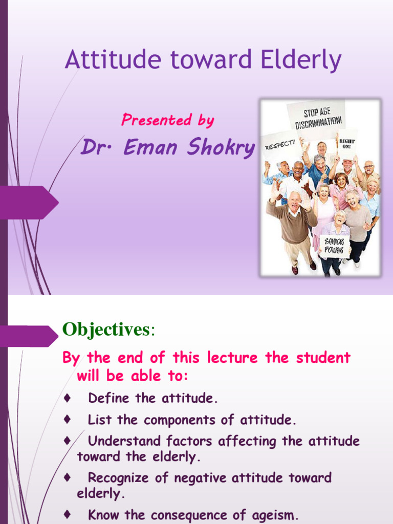 Attitude Toward Elderly2-1 | PDF | Attitude (Psychology) | Ageism