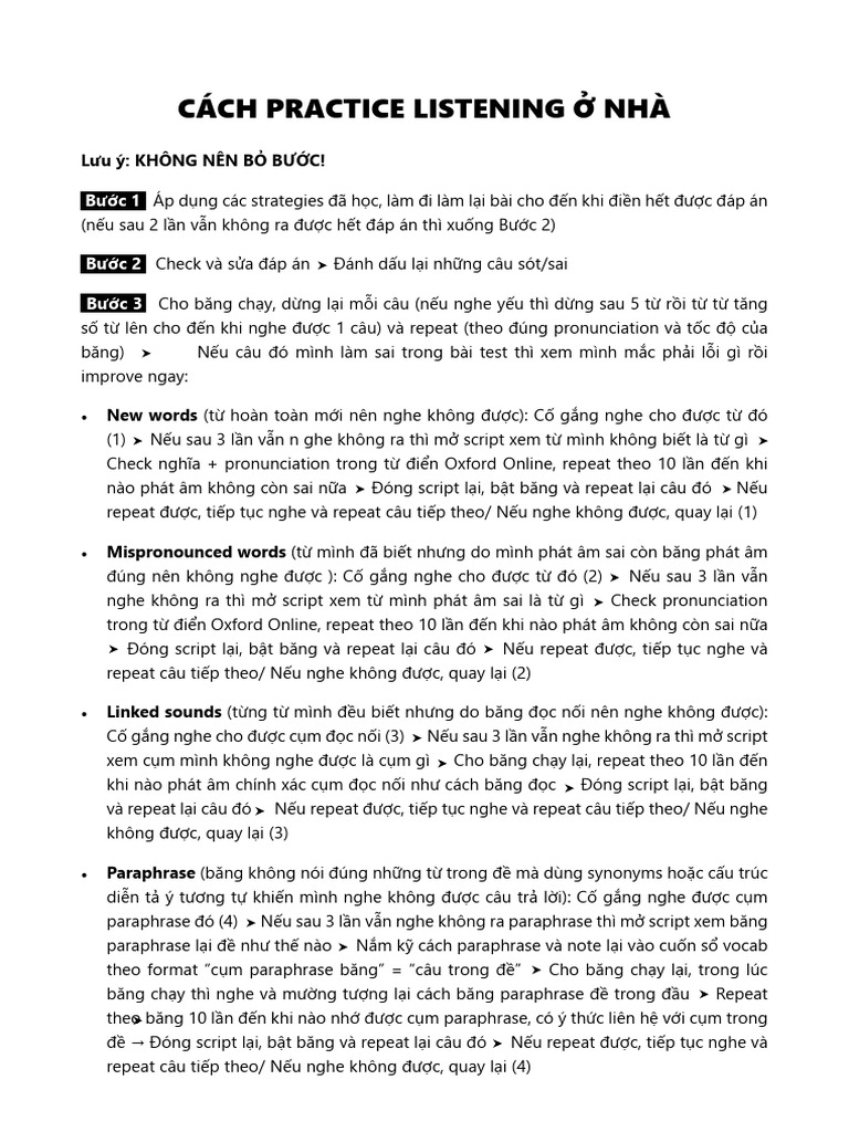 Luyá N Nghe Listening Pdf
