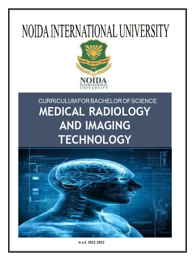 B.Sc. in Medical Radiology Curriculum | PDF | Medical Imaging | Radiography