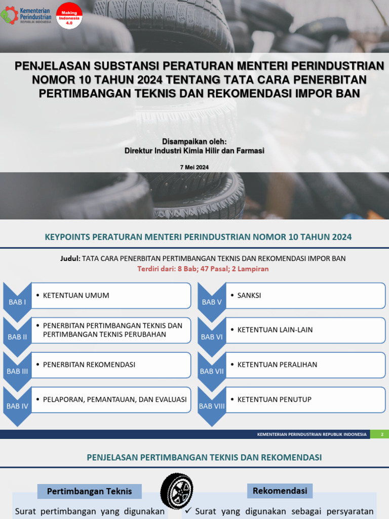 Bahan Dit IKHF Sosialisasi Permenperin 10 Tahun 2024 PDF