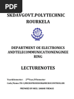 Lecture Notes of Microprocessor and Microcontroller-Converted-1 1650355636