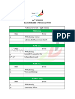 Kmun Timetable