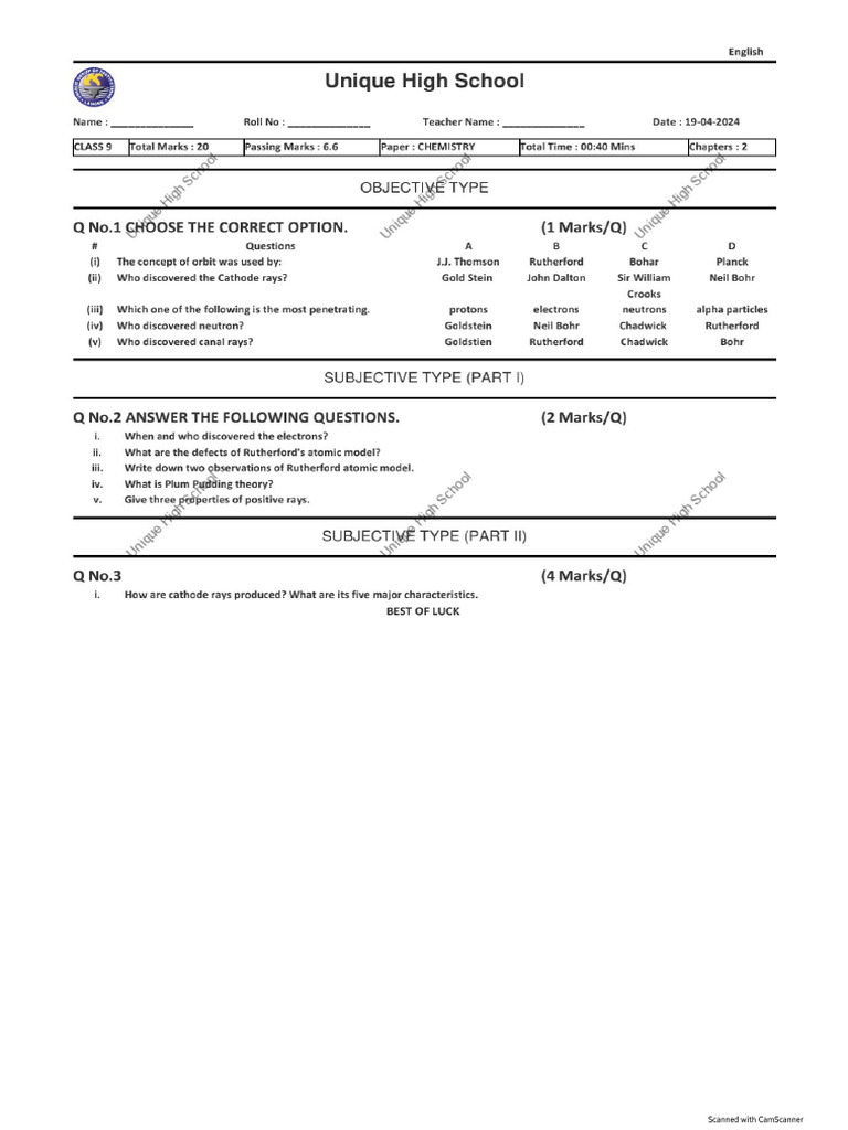 9th B | PDF