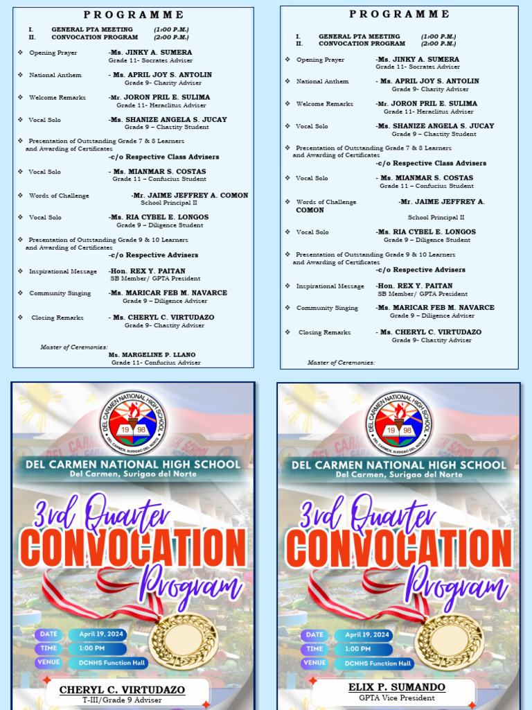 3Q Convocoation | PDF