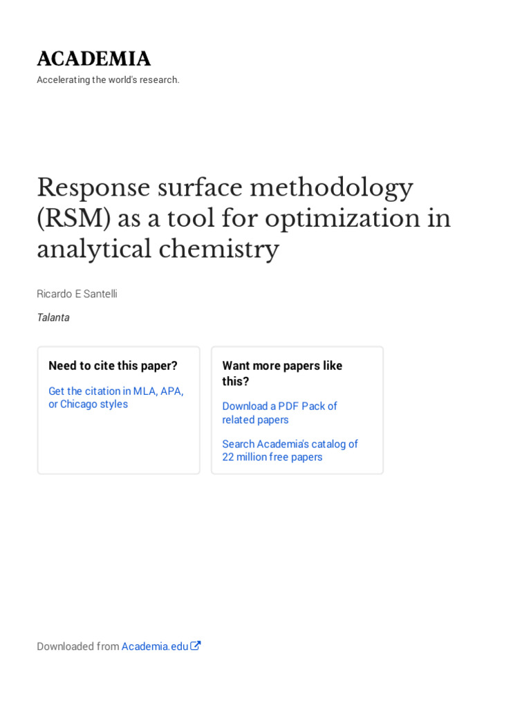 Response Surface Methodology RSM As A 20160510-11788-Z5s7f4-With-Cover ...