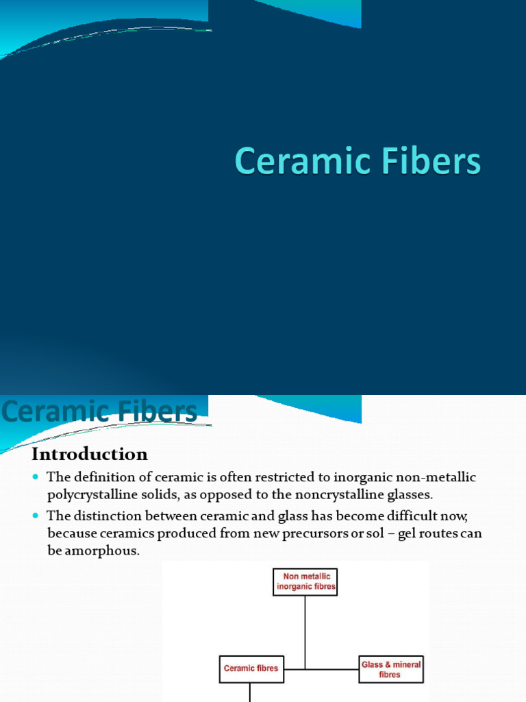 Overview of Ceramic Fibers Production | PDF | Fibers | Ceramics