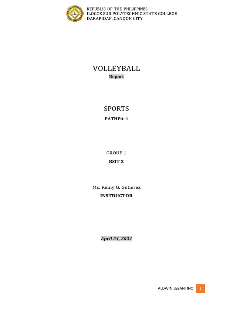 Volleyball Pdf Volleyball Referee