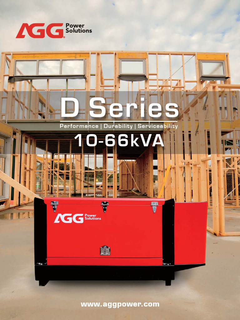 AGG D Series | PDF | Electricity | Electric Power