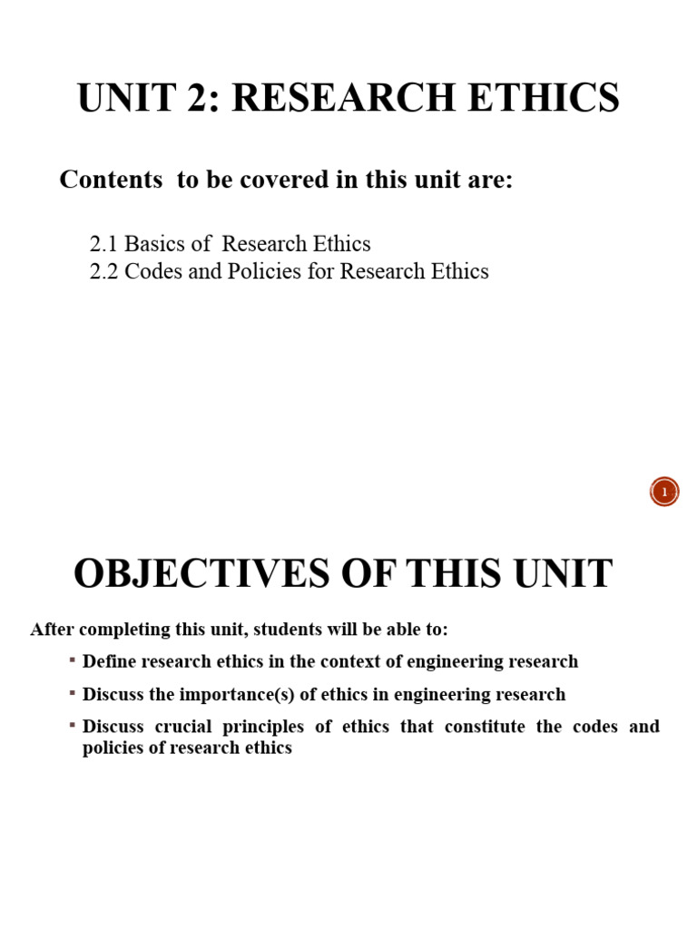 Unit 2 Research Ethics | PDF | Plagiarism | Confidentiality