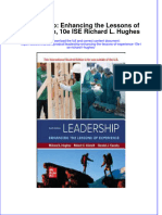 Full Ebook of Leadership Enhancing The Lessons of Experience 10E Ise Richard L Hughes Online PDF All Chapter