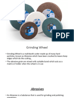 Grinding Wheel Specification