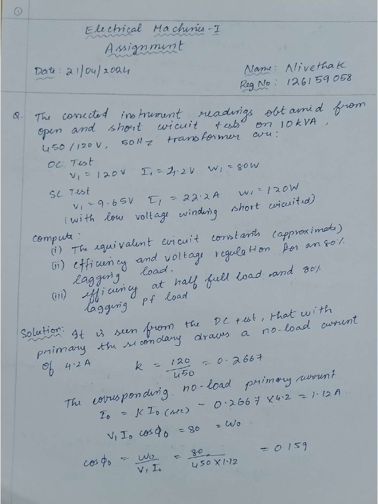 Machines Assignment | PDF