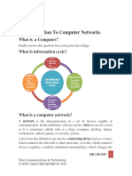 Data Communications and Networking Introduction