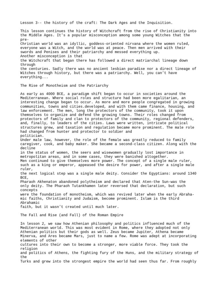 Wicca 101 lesson 3 pdf witchcraft