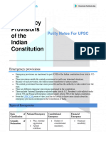 Upsc Emergency Provisions of Indian Constitution Pdfs Template F80ce679