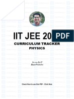 Curriculum Tracker 2025 (Physics) - MathonGo