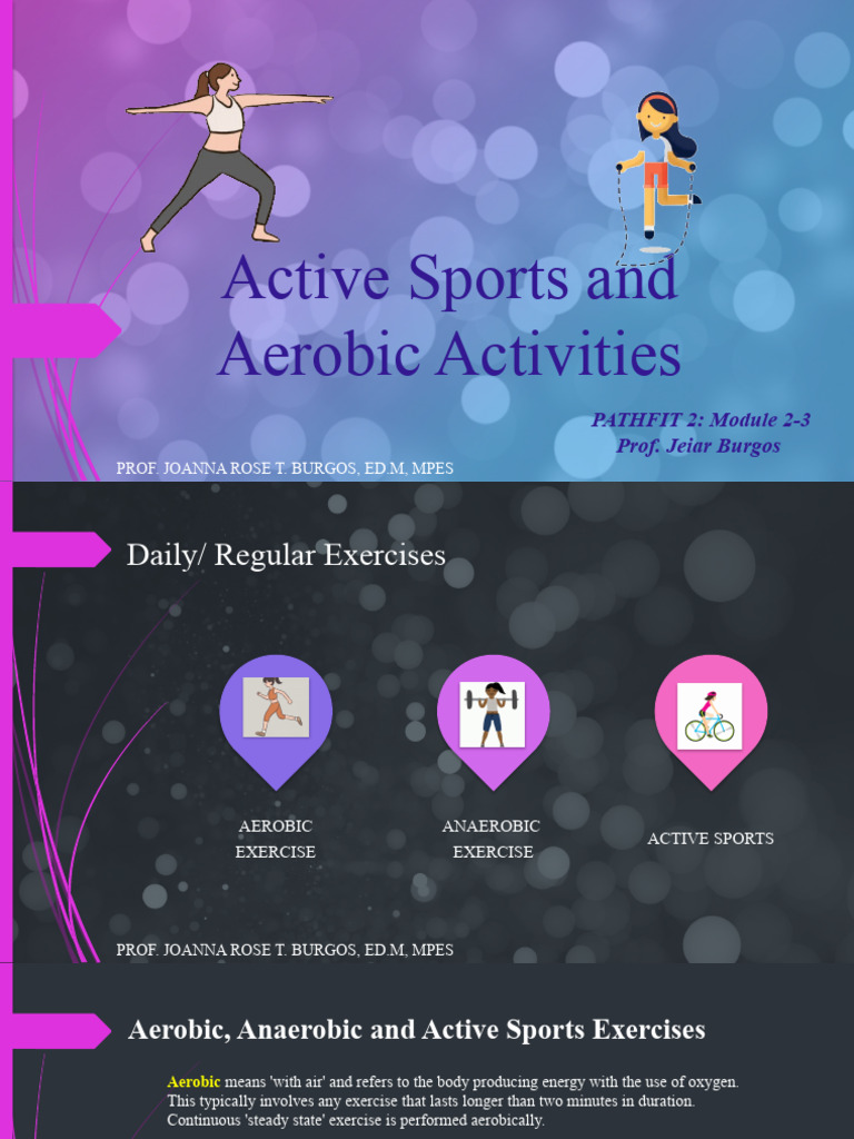 Aerobic Activities and Exercises Guide | PDF | Aerobic Exercise | Heart
