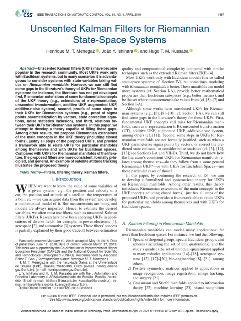 Lectures On Geodesics In Riemannian Laplacian Filter In Image