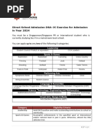 DSA 2025 Application Guidelines | PDF | Science