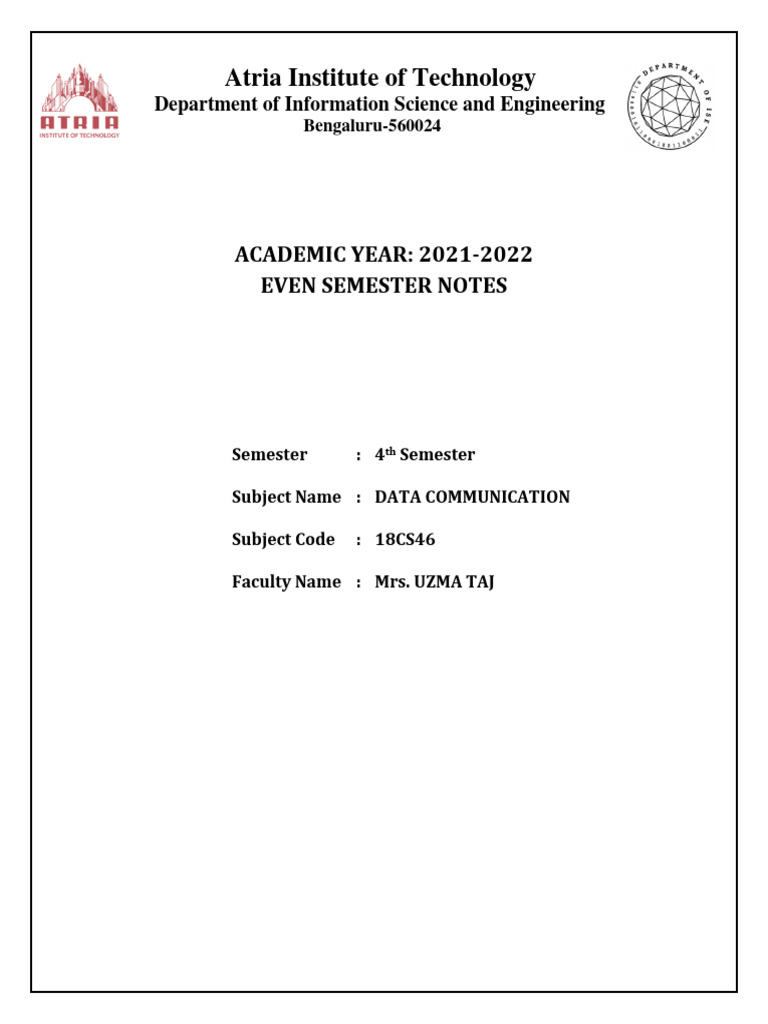 Dc Notes Download Free Pdf Internet Protocols Osi Model