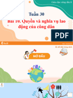 Bai 10. Quyen Va Nghia Vu Lao Dong Cua Cong Dan Tuan 30